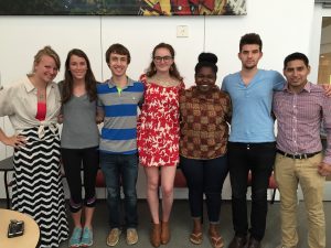 Every year since 1975, an endowment created by UNC’s Class of 1938 has funded independent projects abroad by UNC students. Pictured are the 2015 winners.