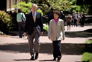 John and Joy Kasson at the University of North Carolina at Chapel Hill.