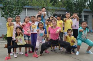 As a Weir Fellow in Asian Studies, Ashley Rivenbark ’14 taught Tae Kwon Do to children as part of her internship with Hua Dan, a Chinese organization that uses theatre and other creative arts as a tool for personal and social transformation.