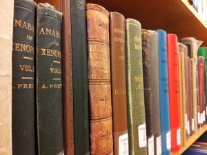 The Margaret Rose Tennille Fund for Classics provided funding to create an online catalog of the Ullman Library collection in the department of classics.