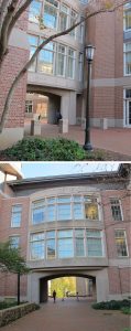 Also included in the Carolina Physical Complex are Venable Hall (top) and the W. Lowry and Susan S. Caudill Laboratories.