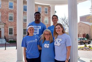 Ela Hazar, Ellie Dannenberg, Hanna Hepburn, Allen Cater and Nicolas Schwarz will represent the University of North Carolina at Chapel Hill at the ACC InVenture Prize competition March 30 and 31. 