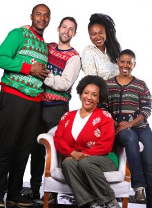 The cast of "Dot," from left to right: Samuel Ray Gates (Donnie), Adam Poole (Adam), Kathryn Hunter-Williams (Dot), Shanelle Leonard (Averie), and Rasool Jahan (Shelly). 