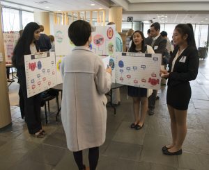 Students compete at the 2017 Learning Through Languages Symposium at the FedEx Global Education Center. Photo by Charlotte Eure '16.